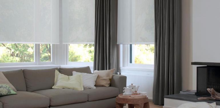Living Room Curtains and Blinds